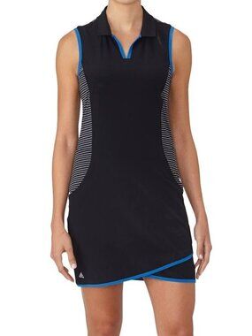 Adidas Women's Golf Rangewear Dress Black Blue Size XS